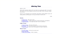 Desktop Screenshot of alteringtime.com